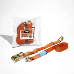Spanband Met Ratel + 2 J-haken - 35mmx6m / 2000kg