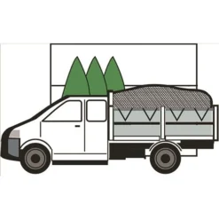 Cover PE Aanhangergaasnet / Gaaskleed Zwart 250x450cm -Optimaal Tuinonderhouds Winkel fijnmazig aanhangergaasnet zwart extra 2