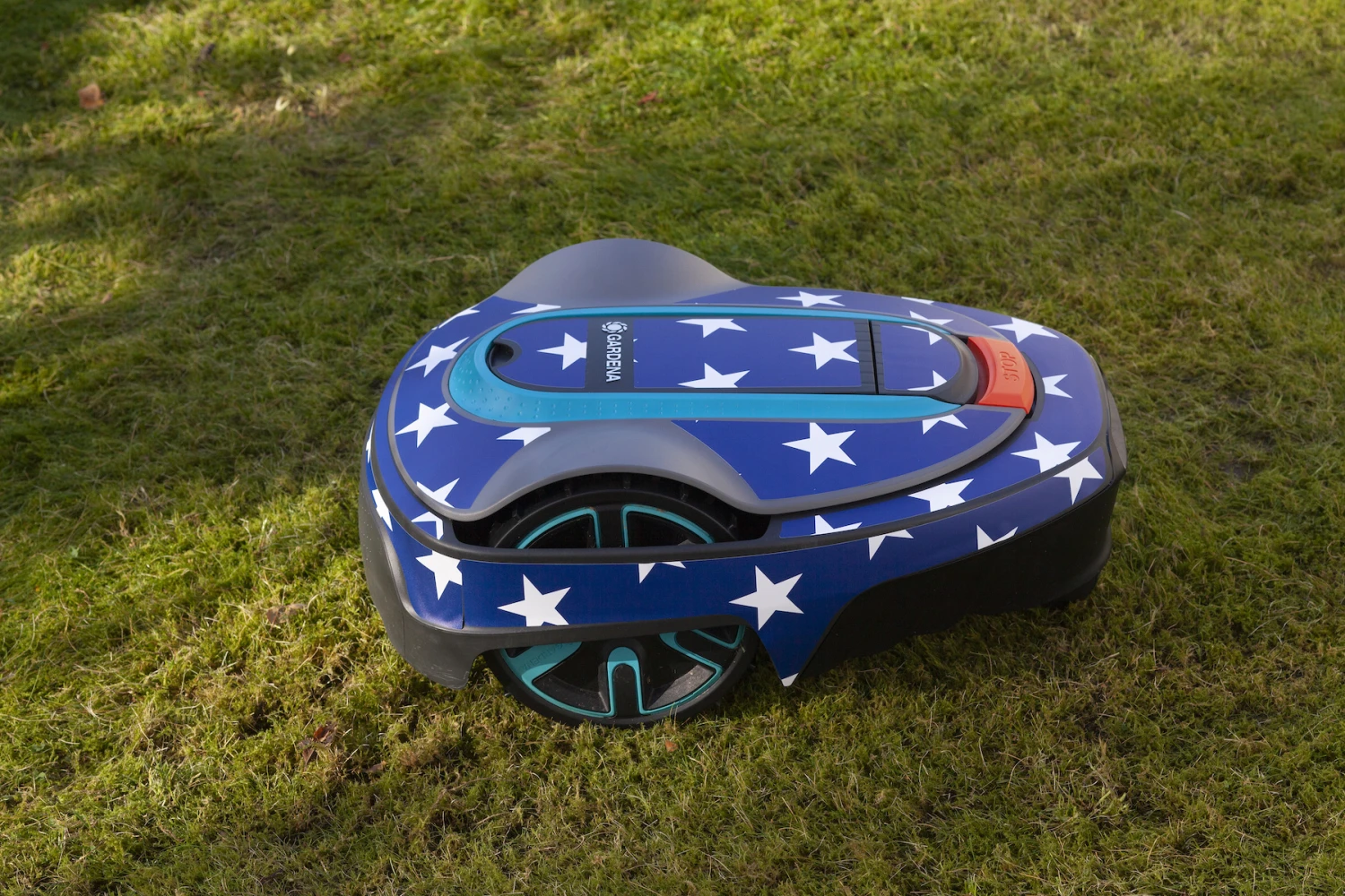 Twinckels Outfit Voor Gardena Robotmaaier 250/350/500 - Sterren 2 Twinckels Outfit Voor Gardena Robotmaaier 250/350/500 - Sterren - Afbeelding 2