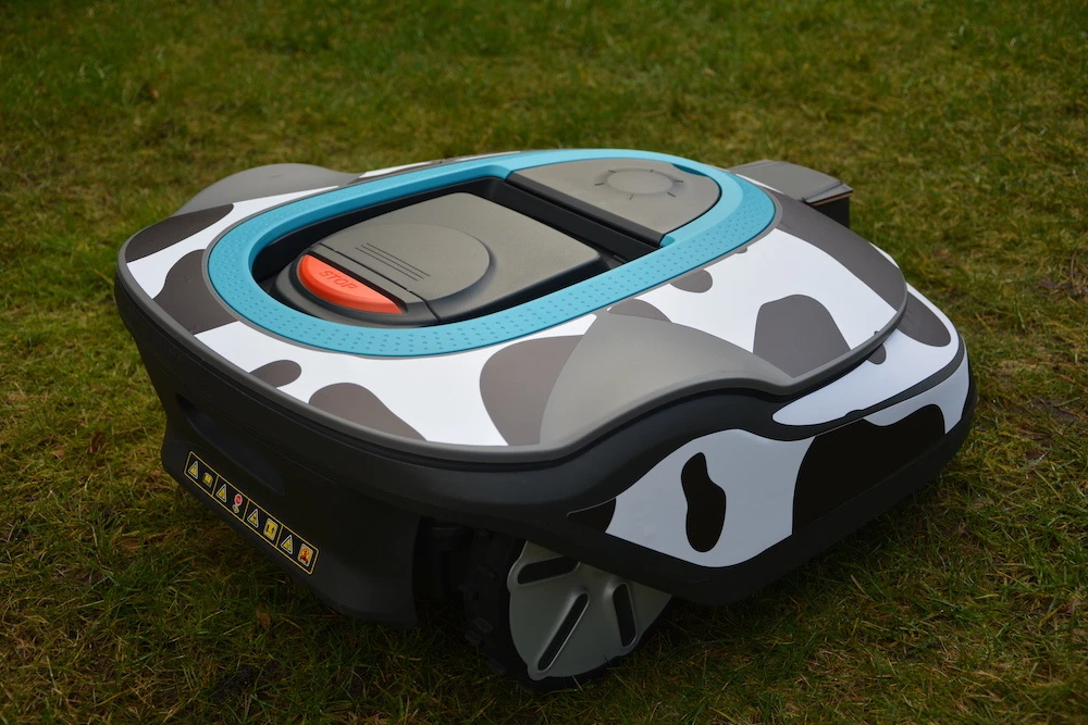 Twinckels Outfit Voor Gardena Robotmaaier 250/350/500 - Koe 9 Twinckels Outfit Voor Gardena Robotmaaier 250/350/500 - Koe - Afbeelding 9