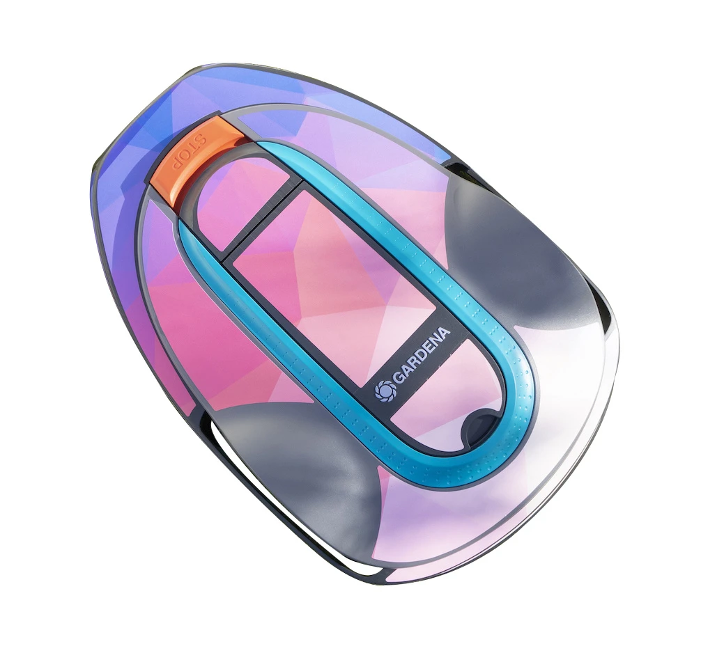 Twinckels Outfit Voor Gardena Robotmaaier 250/350/500 - Geo Roze 2 Twinckels Outfit Voor Gardena Robotmaaier 250/350/500 - Geo Roze - Afbeelding 2