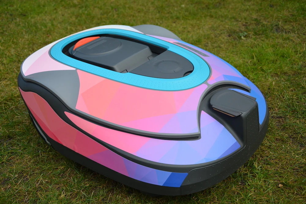 Twinckels Outfit Voor Gardena Robotmaaier 250/350/500 - Geo Roze 7 Twinckels Outfit Voor Gardena Robotmaaier 250/350/500 - Geo Roze - Afbeelding 7