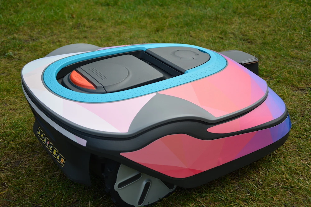 Twinckels Outfit Voor Gardena Robotmaaier 250/350/500 - Geo Roze 9 Twinckels Outfit Voor Gardena Robotmaaier 250/350/500 - Geo Roze - Afbeelding 9