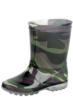 Gevavi Jungle Kinderlaars Groen Pvc Met Ledlampjes