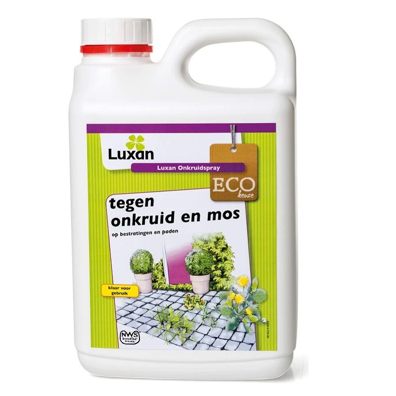 Onkruidspray ECO Keuze Luxan 2,5L - Onkruid En Mos Op Bestrating 1 Onkruidspray ECO Keuze Luxan 2,5L - Onkruid En Mos Op Bestrating