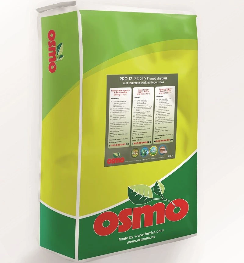 PRO 12 NPK 7-3-21(+3)MgO + Zeewier OSMO - 25kg 1 PRO 12 NPK 7-3-21(+3)MgO + Zeewier OSMO - 25kg
