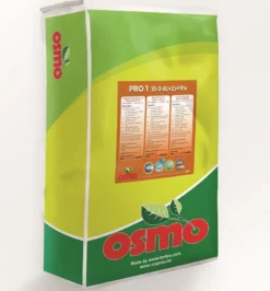 PRO 1 NPK 15-3-8(+2)MgO +1Fe OSMO 25kg - Gazon Onderhoud