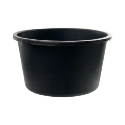 Kuip Kunststof Rond Zwart 90L