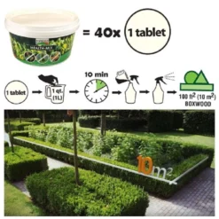 TopBuxus Health-Mix - 100 Tabs - Tegen Buxusschimmel -Optimaal Tuinonderhouds Winkel topbuxus healthmix tegen buxusschimmel 40 tabletten voor 400m2 2 2